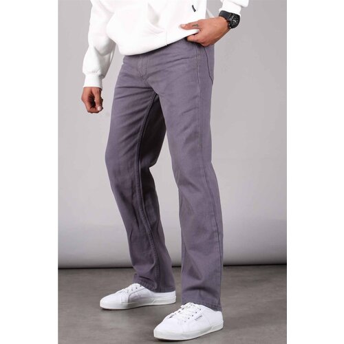 Madmext Dyed Gray Straight Fit Men's Jeans 6312 Cene