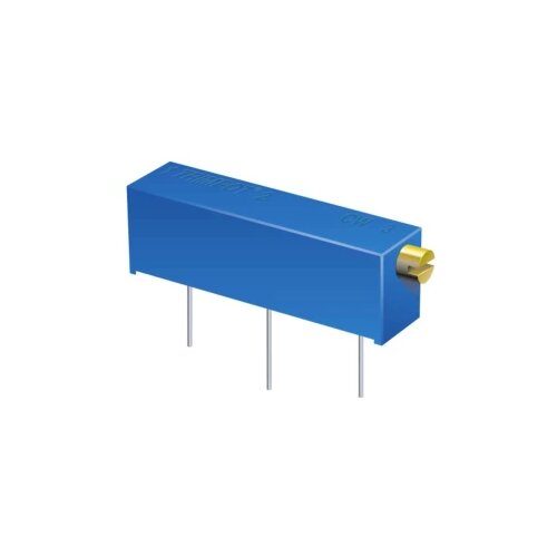 Bourns cermet trim potenciometar, 15 okretaja, 2 k&amp;omega;, 0,75 w, tht, bočni, 3006P-1- cermet trimer linearno 0.75 w 2 kΩ 5400 &amp;deg; 1 st. Slike