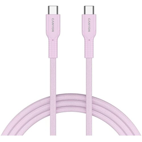 Canyon cable OnWire 60CL C-C 60W COLOR Braided 1m Pink Slike