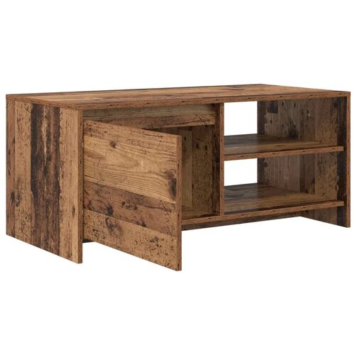 Stolić za kavu Staro drvo 102 x 50 x 45 cm Konstruirano drvo - Staro drvo Slike