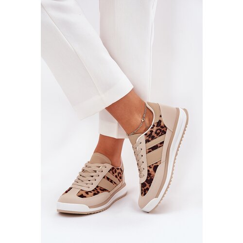 Boto Sport Shoes Sneakers Women&amp;#039;s Panther Beige-Brown Galabis Slike