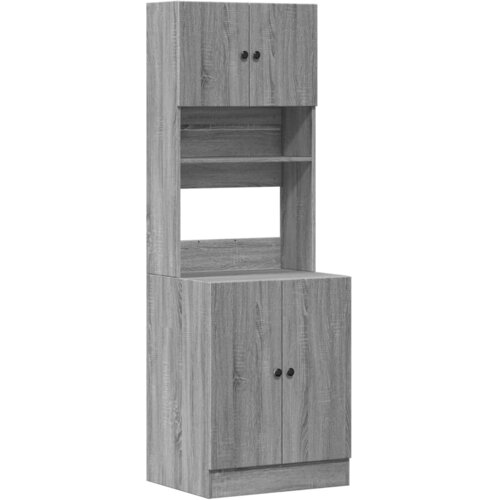 VidaXL Kuhinjska omarica siva sonoma 60x50x180 cm inženirski les, (21413052) Slike
