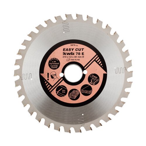 KWB Easy-Cut rezni disk za cirkular 210x30, 34Z, HM, univerzalni Cene