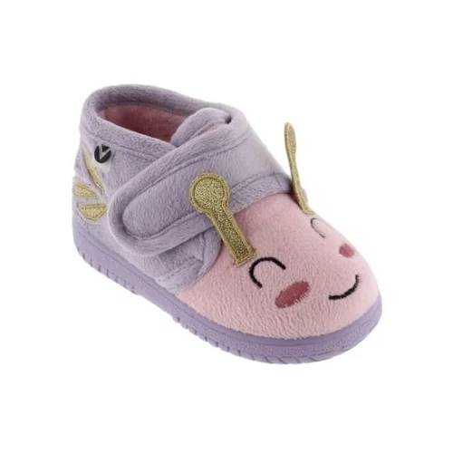 Victoria Nogavice za dojenčke Baby Shoes 05119 - Lila Vijolična
