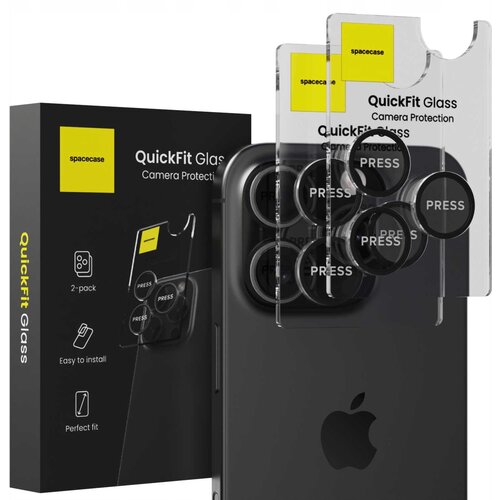 Spacecase QUICKFIT KAMERA IZ KALJENEGA STEKLA ZA IPHONE 14 PRO MAX ČRNA, (21967989) Slike