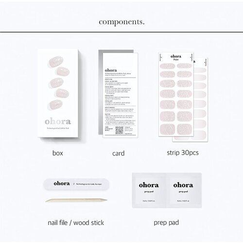 OHORA Gel Nail Sticker N Dress Up nalepke za nohte odtenek ND-360 1 kos Slike