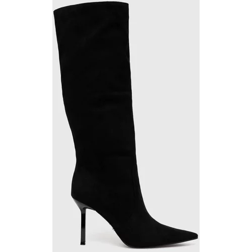 Steve Madden Elegantni škornji Intruder ženski, črna barva, SM11002591
