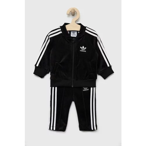 Adidas Trenirka za dojenčka črna barva