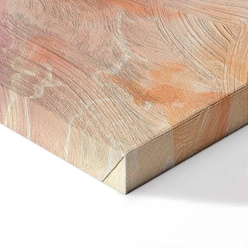  Slika - Fiery Colors - Dynamic Shapes in Colors of Fire and Pink 80x120 Slike