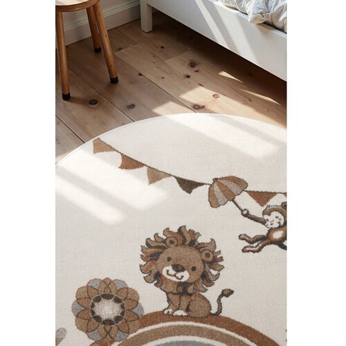 Villeroy Boch Kremno bela otro&amp;scaron;ka preproga &amp;oslash;160 cm Roar like a Lion &amp;ndash; Slike