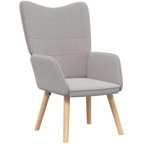  Fotelja Svijetlo siva 62 x 67 x 95,5 cm Sherpa Tkanina Slike