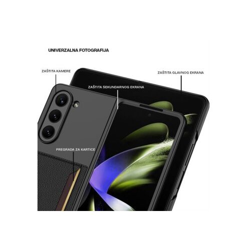 Ms Mobile ELEGANT CARD Futrola za Samsung F946B Galaxy Z Fold 5 5G zelena (GKK case) Slike