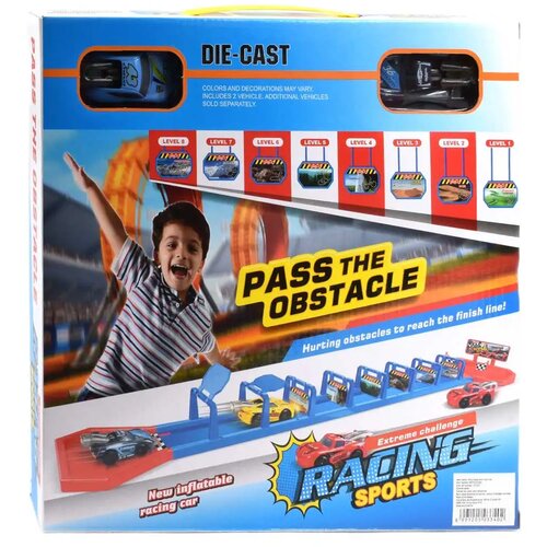 Magic Toys Racing Sports: Extreme Challenge staza za ubrzanje s preprekama i 2 mala automobila Cijene