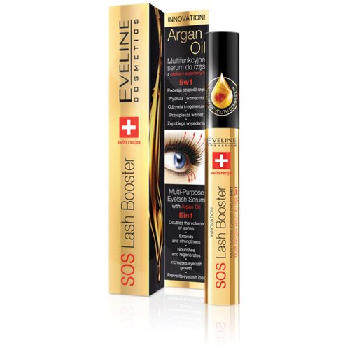 Eveline SOS Lash Booster obnovitveni serum za rast trepalnic z regeneracijskim učinkom 10 ml Cene