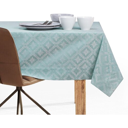 DecoKing stolnjak Maya 160x400 cm, mint zelena Slike