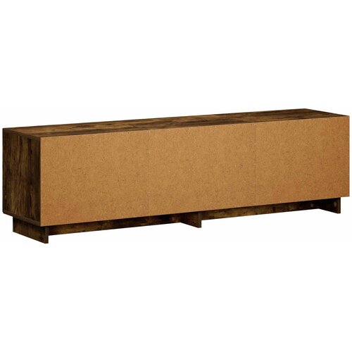  TV stalak 140 x 34,5 x 40 cm Dimljeni hrast Konstruirano drvo Slike