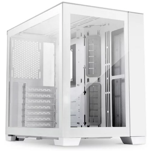 Lian Li računalniško ohišje O11 dynamic mini snow edition, atx, midi-tower, kaljeno steklo, belo