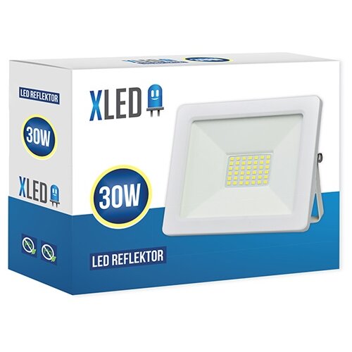 Xled LED REFLEKTOR BELI 30W-6500K-2400LM-230V-IP65-VODOOTPORNI Cene