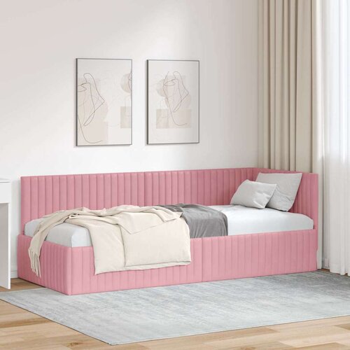  Kutni okvir kreveta Ružičasta 80 cm x 200 cm Bar&scaron;un Cijene