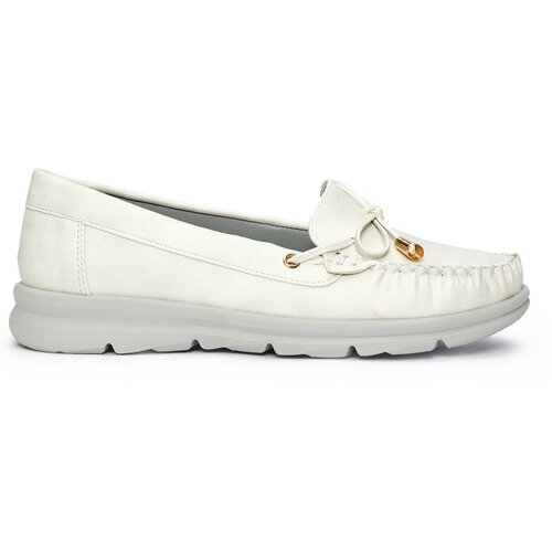 SEASTAR White comfortable faux leather loafers Cene