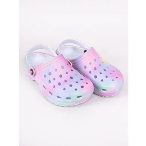 Yoclub kids's girls crocs shoes slip-on sandals OCR-0044G-9900
