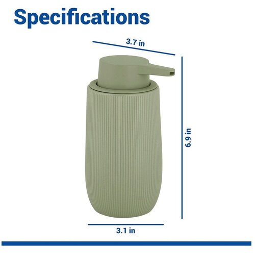 Wenko Zelen plastičen dozirnik za milo 400 ml Fablo &amp;ndash; Slike