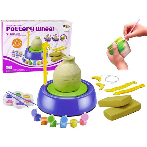DIY Pottery Wheel Clay Art Paints Kit Cijene