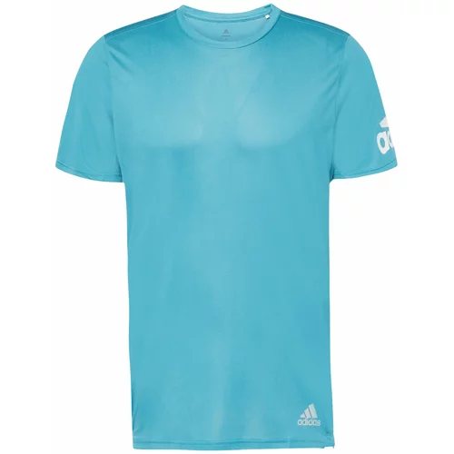 ADIDAS SPORTSWEAR Tehnička sportska majica 'Run It' tirkiz / bijela