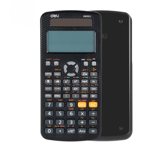 Deli Kalkulator ED991EX, Crni Slike
