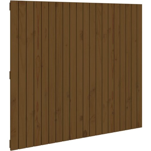 Maison Chic stensko posteljno vzglavje - vzglavna omarica - nočna omarica medeno rjavo 127,5x3x110 cm borovina, (21706746) Cene
