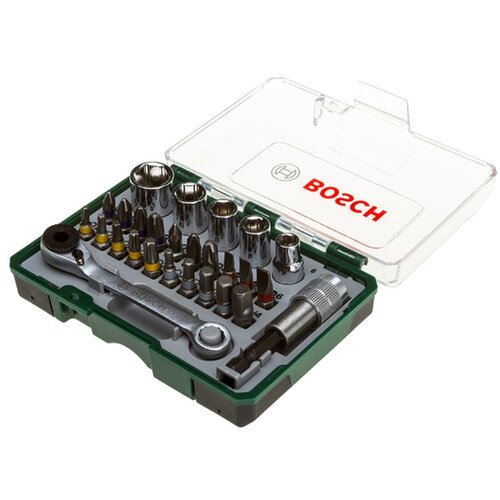 Bosch Komplet vijačnih nastavkov in nasadnih ključev (27-delni) Slike