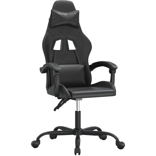 VidaXL Igraća stolica od umjetne kože crna Slike