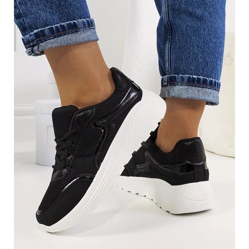 D/CEO Black women&amp;#039;s sneakers Basemat Slike