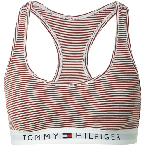 Tommy Hilfiger Underwear Grudnjak mornarsko plava / smeđa / crvena / bijela