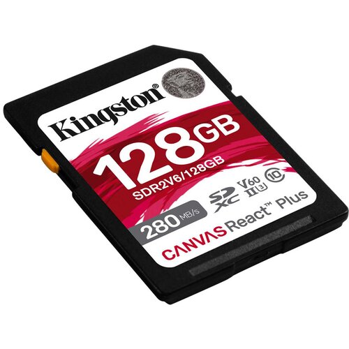 Kingston SDXC 128GB Canvas REACT Plus, 280/100MB/s, UHS-II, Cene