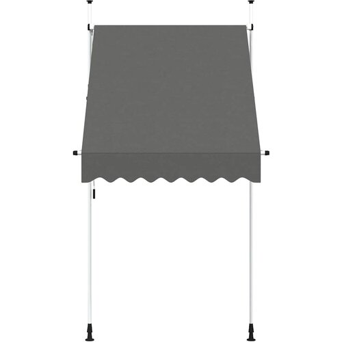 Tenda na ručno uvlačenje 150 cm antracit Slike
