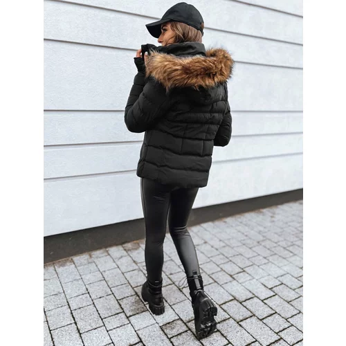 DStreet Women's quilted winter jacket VERSES black