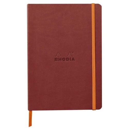  Notes A5, Rhodiarama soft, s gumicom, diktando crte, nacarat Cijene
