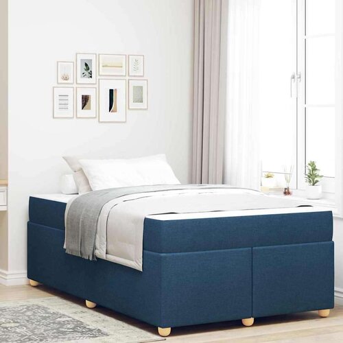  Okvir kreveta s madracem Ostalo Plava 120 x 190 cm tkanina Slike