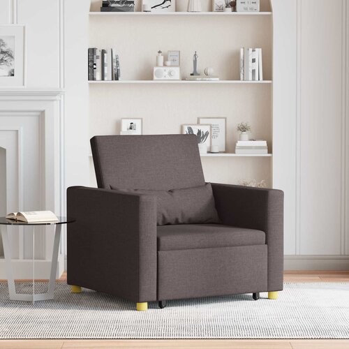 SOFA na razvlačenje Singl Tamno smeđa 90 x 165 x 87 cm tkanina Cijene