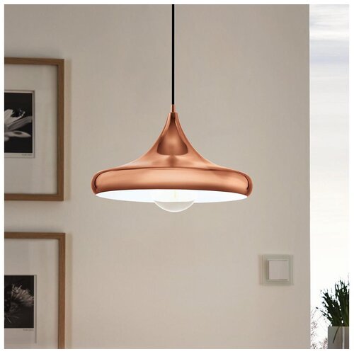 Eglo Coretto 2 viseća lampa E27, Ø40 cm, bakrena/bijela, 94742 Cene