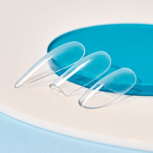 NeoNail Flexi Tips Invisible umetni nohti vrsta 02 Clear Square 300 kos Slike