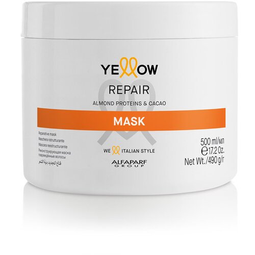 Alfaparf yellow repair maska za oštećenu kosu 500ml Slike