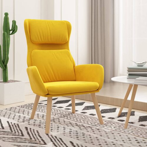 The Living Store Stol za spro&amp;scaron;čanje gorčično rumen žamet - Stol Za Spro&amp;scaron;čanje, (21420396) Slike