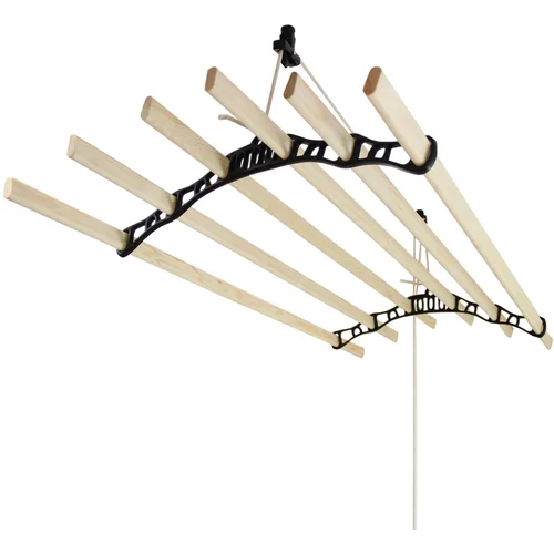 Monster Clothing Airer stropni škripec - črn - 1,2 m, (21570174)