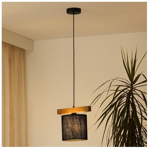  Brilagi - Visilica na sajli FOREST 1xE27/15W/230V borovina/crna Cene