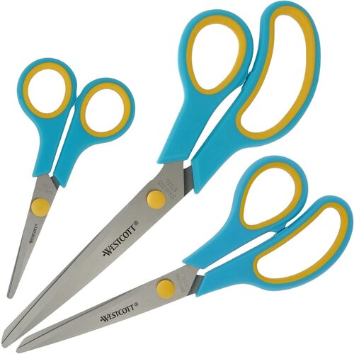  Škarje westcott set easy grip 13cm, 20,1cm, 24,7cm modre 1/3 n-90028 00 WESTCOTT Cene