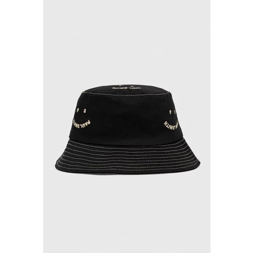 PS Paul Smith Pamučni šešir boja: crna, pamučni