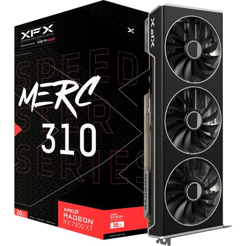 XFX AMD Radeon RX 7900 XT Speedster MERC310 | 20GB | GDDR6 | HDMI 3xDisplayport | Triple Fan | Vrhunska Grafična Kartica, (21064926) Cene