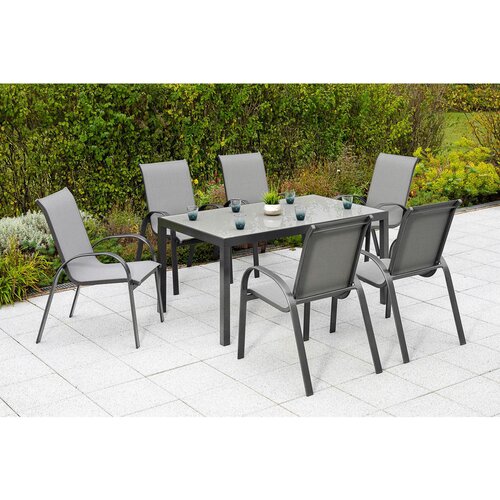 Gardenson vrtni set aluminij barve grafita barve grafita, siva Slike
